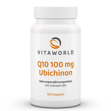 Коензим Q10 (убиквинон) – Енергия и сърдечна подкрепа, 100 mg, 100 капсули