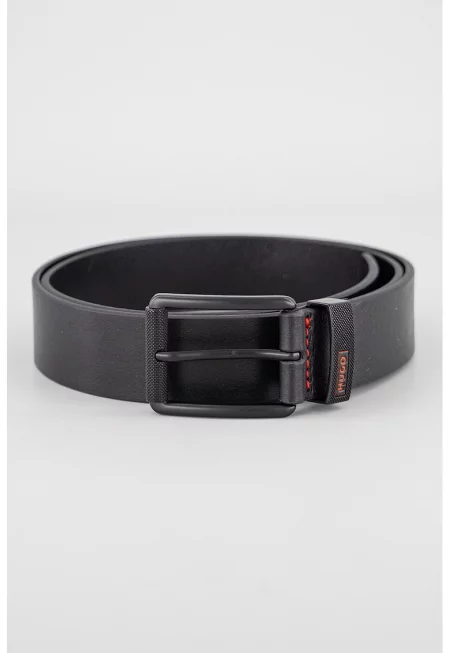 Кожен колан - Черен