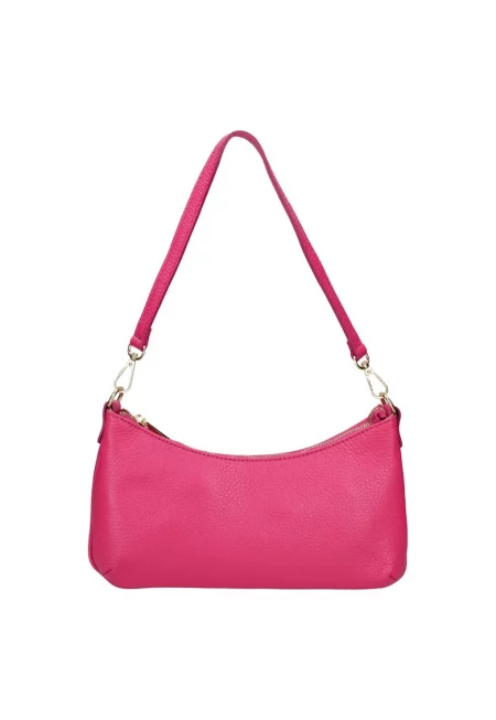 Кожена чанта - Розово