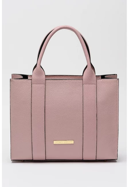 Кожена чанта с отделяща се презрамка