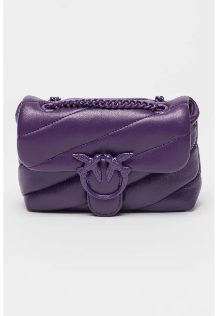 Кожена crossbody чанта - Love Puff.