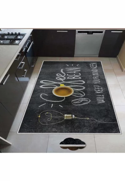 Кухненски килим  с дигитален печат и тъкана основа Dubli