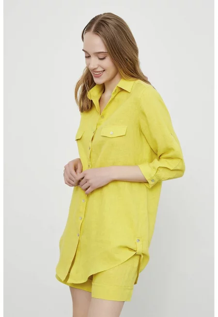 Ленена дълга риза