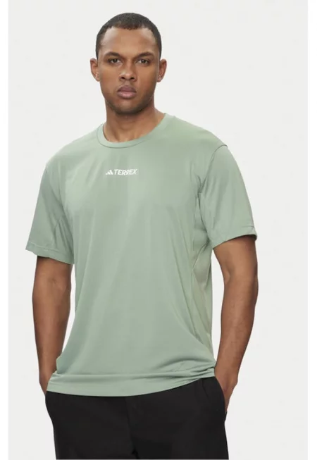 Мъжка тениска -  303455583 - Рециклиран полиестер - Зелена