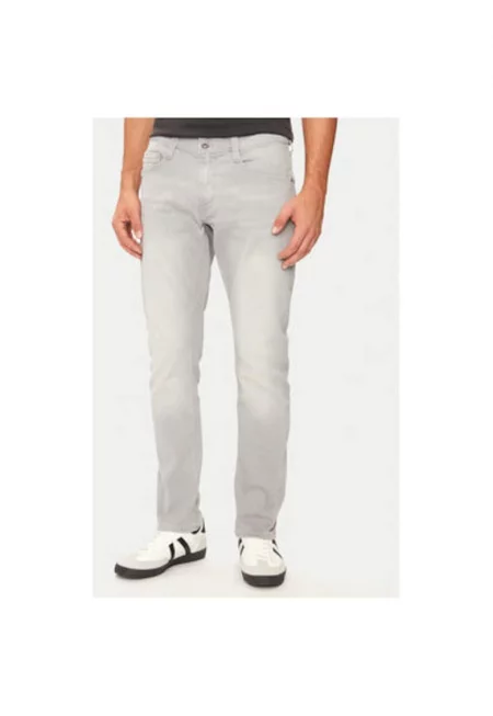 Мъжки дънки -  304464744 - Памук - Полиестер - Сив - Сив