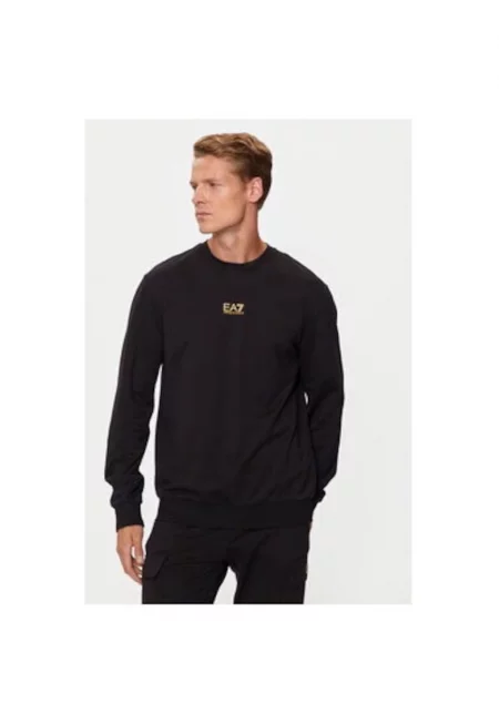 Мъжки суитшърт - Emporio Armani  304212796 - Памук - Черен