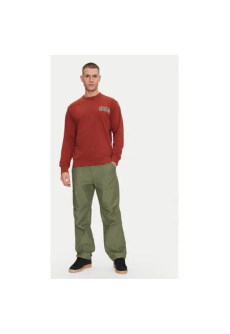 Мъжки суитшърт  TB0A6GPQEOD1 - памук/полиамид - червен
