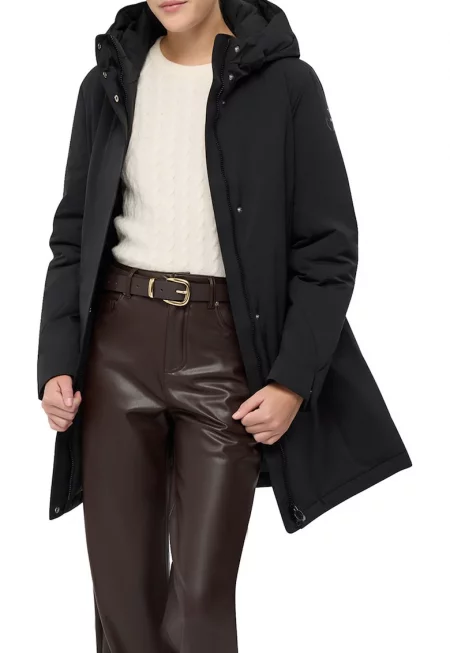 Непромокаемо яке Spherica с качулка - Черен