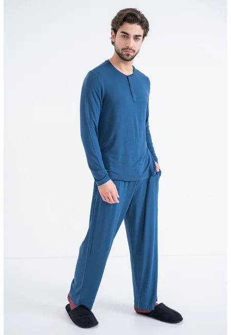 Пижама с модал - Тъмносин