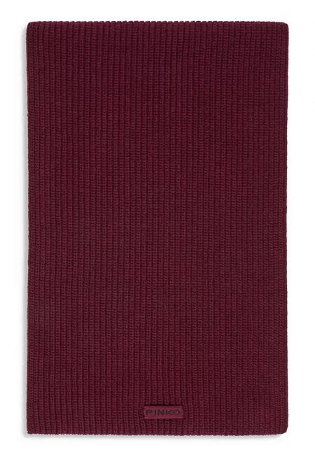 Плетен кръгъл шал с вълна