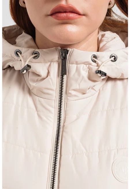 Подплатен елек с качулка