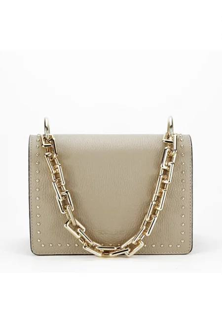 Премиум чанта от естествена кожа 8945 123 Бежово 14030