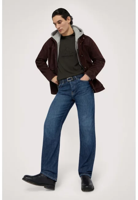 Пуловер с вълна с лого