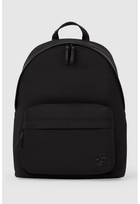 Раница с външен джоб - Черен