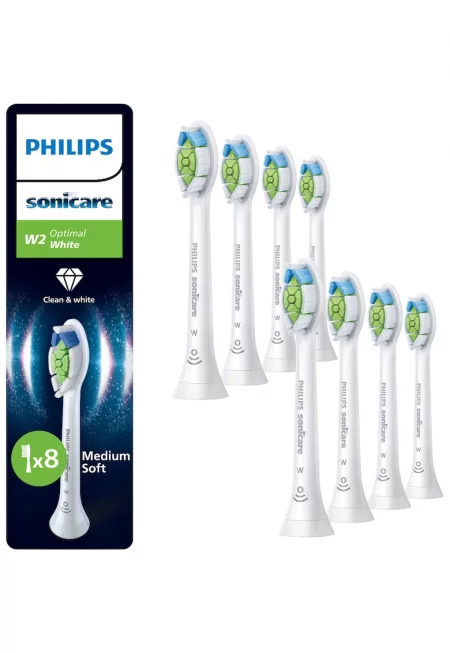 Резерва  Optimal White HX6068/87 - 8 глави за четка - Standard - Click-on - Синхронизация в режим BrushSync - Бял