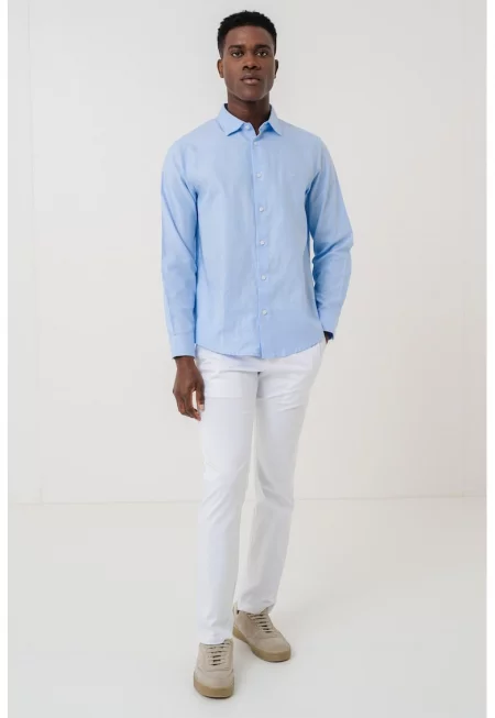 Риза със стандартна кройка