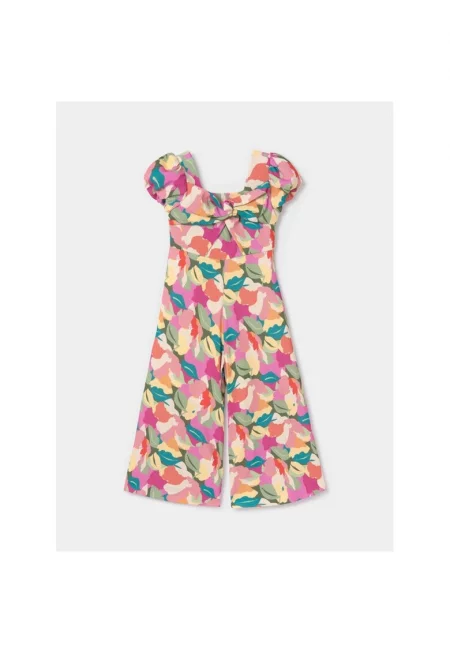 Рокля за момиче -  35050 - Полиестер - Многоцветна