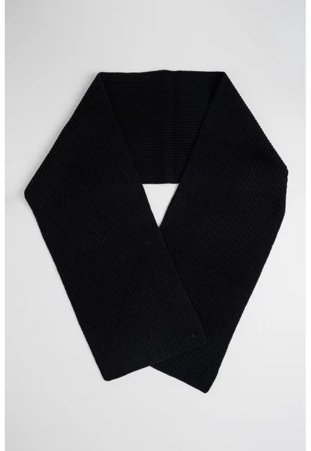 Шал с вълна - Черен