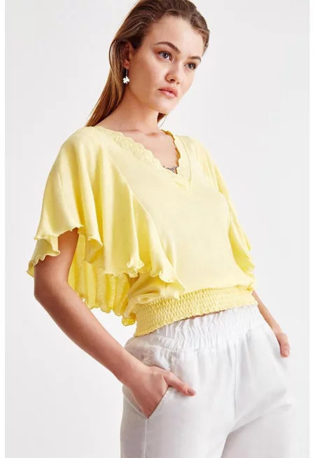 Шпиц блуза с бродерии