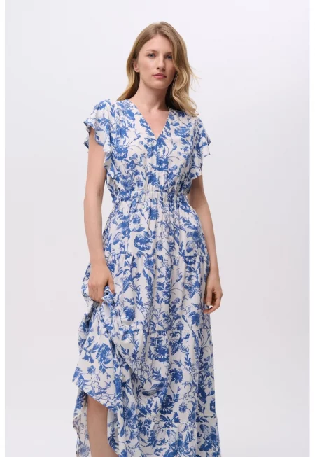 Шпиц рокля с десен