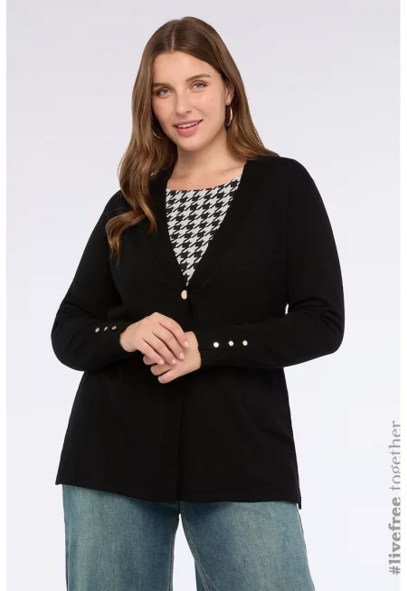 Шпиц жилетка с маншети с копчета