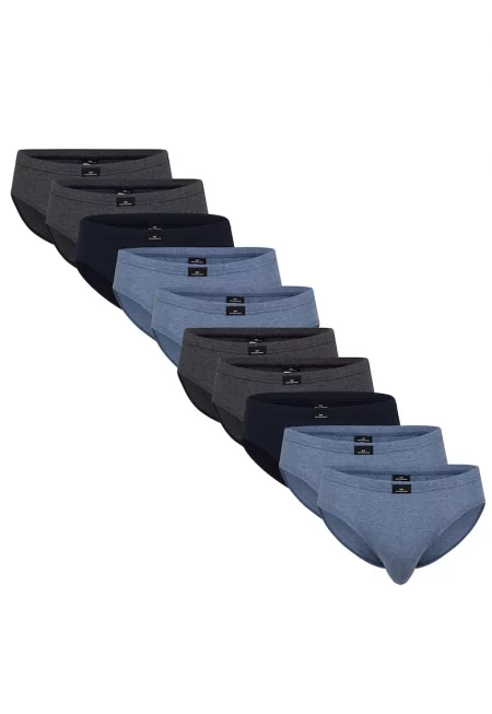 Слипове - 10 чифта - Сив/Син
