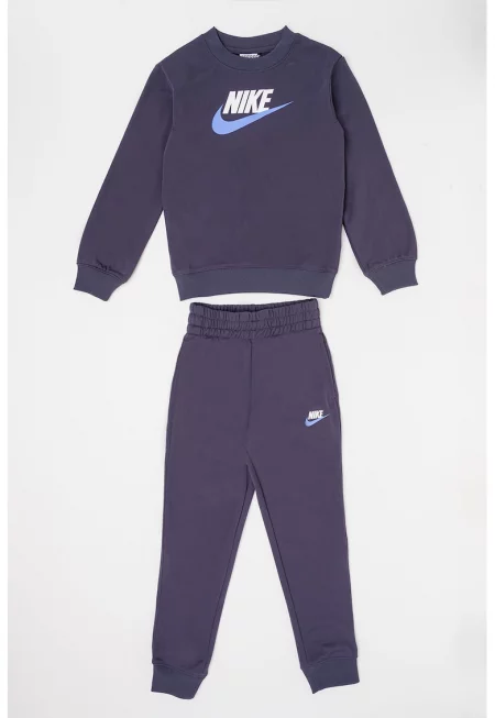 Спортен екип Sportswear с лого - Бледовиолетов