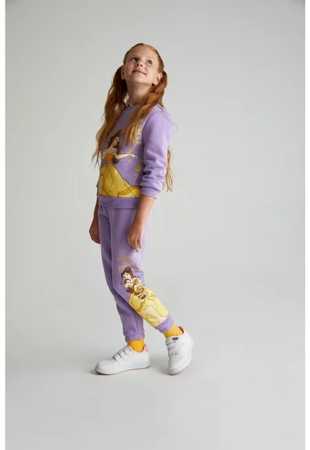 Спортен панталон с памук и принт