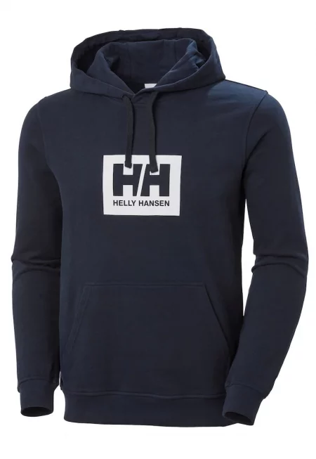 Суичър за мъже  Hh Box Hoodie - Черен - Тъмносин