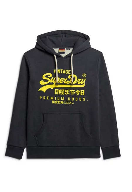 SUPERDRY - Худи с лого и джоб кенгуру