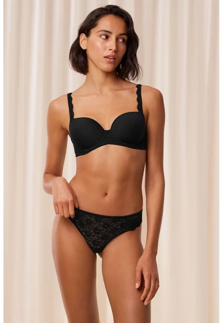 Сутиен Amourette с банели - Черен