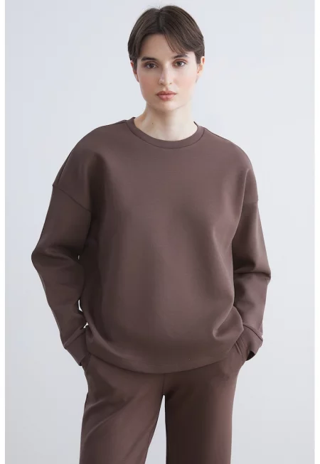 Свободен едноцветен суитшърт