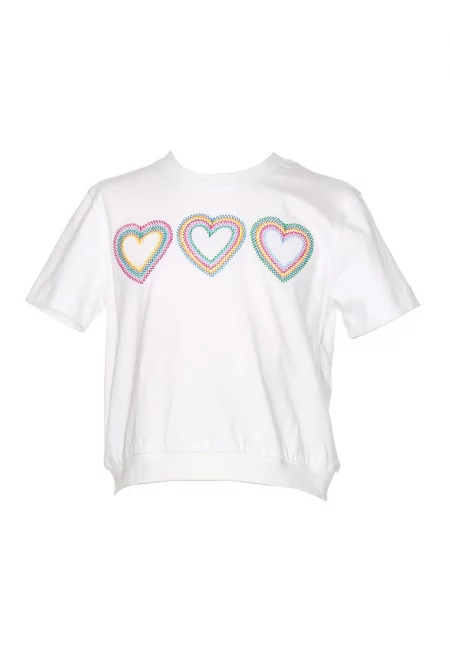 Тениска с бродерии