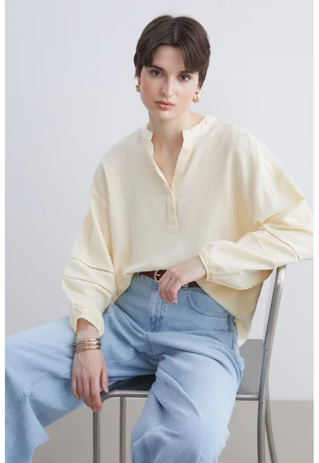 Туника с еластични маншети