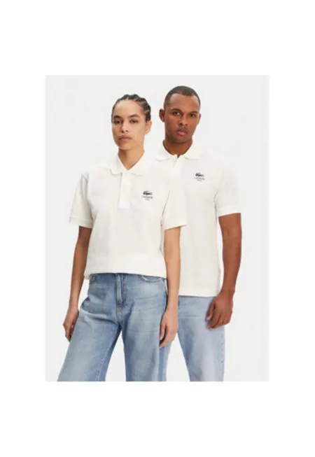 Унисекс поло тениска  PH2723 - памук - цвят екрю - Екрю