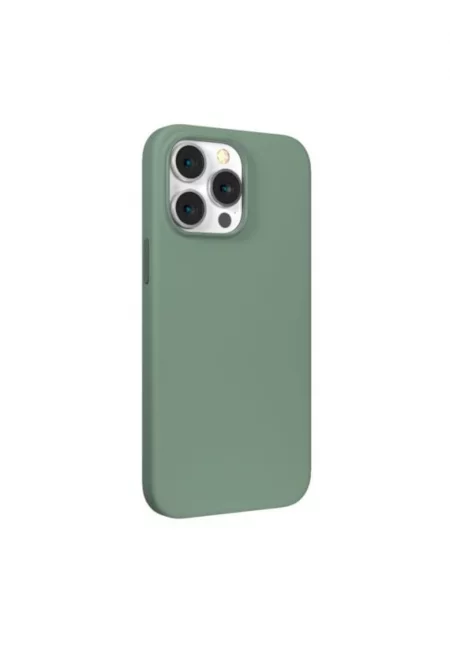 Защитен калъф  Nature Series Silicone Magnetic за iPhone 14 - Light Green