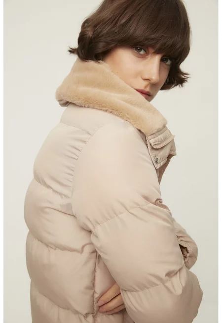 Зимно яке с яка с вата от еко пух