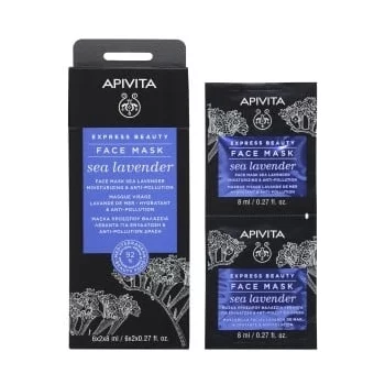 АПИВИТА ЕКСПРЕСНА КРАСОТА Хидратираща и предпазваща от замърсяване маска с морска лавандула 6х2х8 мл