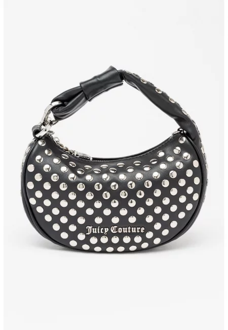 Чанта Blossom с метални нитове - Черен