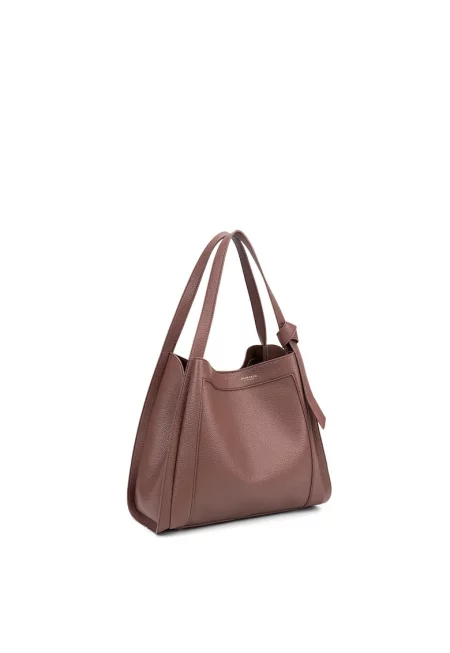 Чанта Erisia Lux от еко кожа - Кафяв