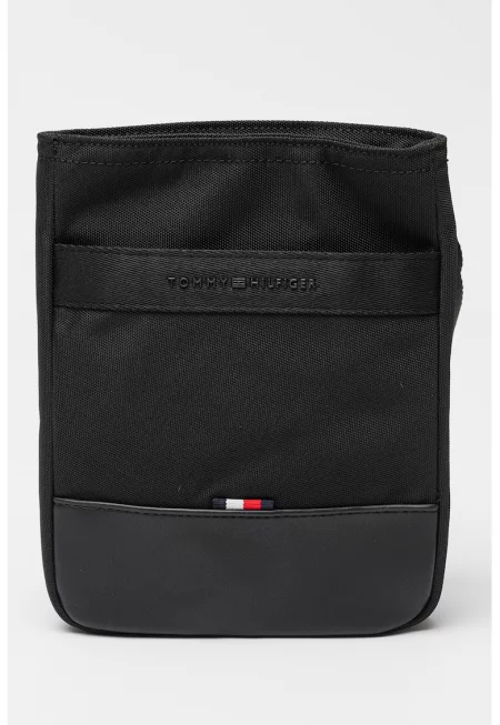 Чанта през рамо с лого - Черен