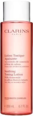 Clarins Cleansing Soothing Toning Lotion успокояващ почистващ тоник за лице за суха и чувствителна кожа