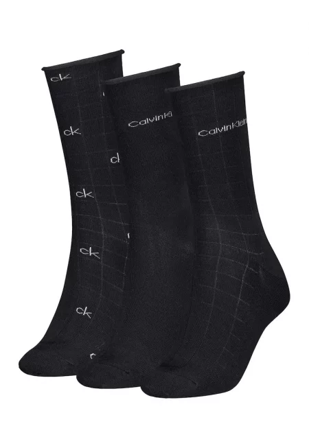 Дълги чорапи с лого - 3 чифта
