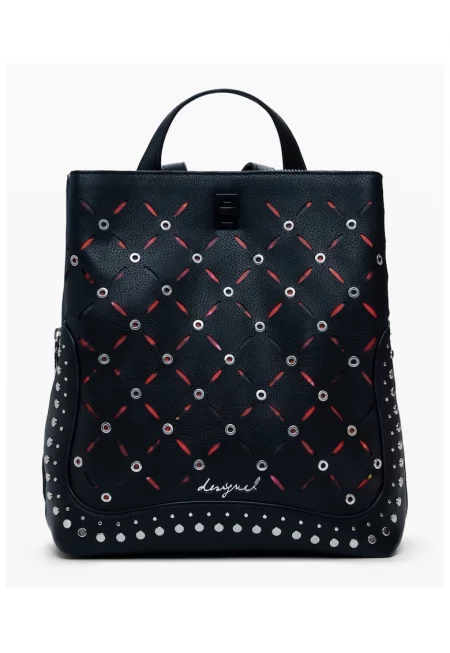 Дамска черна раница 25WAKP15