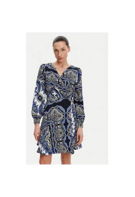 Дамска рокля  251-RIJAL.F - Полиестер - Тъмносин