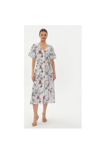 Дамска рокля -  304477065 - Вискоза - Многоцветен - Многоцветен