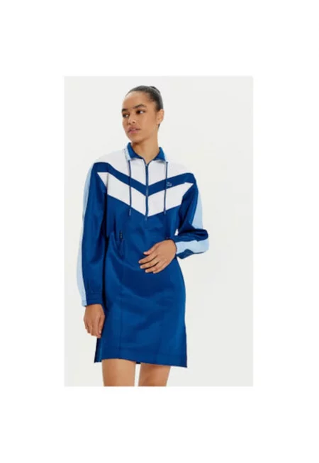Дамска рокля -  304581120 - Полиестер - Син