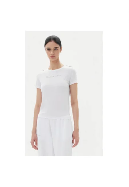 Дамска тениска  Emporio Armani - 7W000274 AF12945 - Полиестер/Вискоза - Бяла - Бял