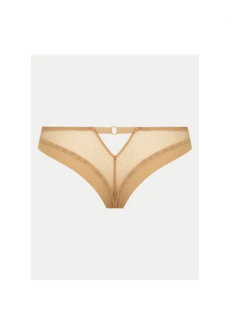 Дамски бикини -  304178474 - Полиамид/Еластан - Бежов