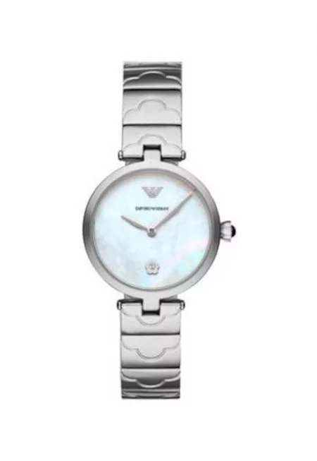 Дамски часовник -  Неръждаема стомана - Кварц - 32 мм - Сребрист